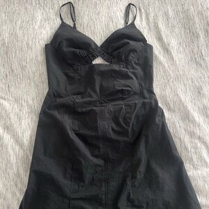 Alexander Wang Black Dress with Spaghetti Straps